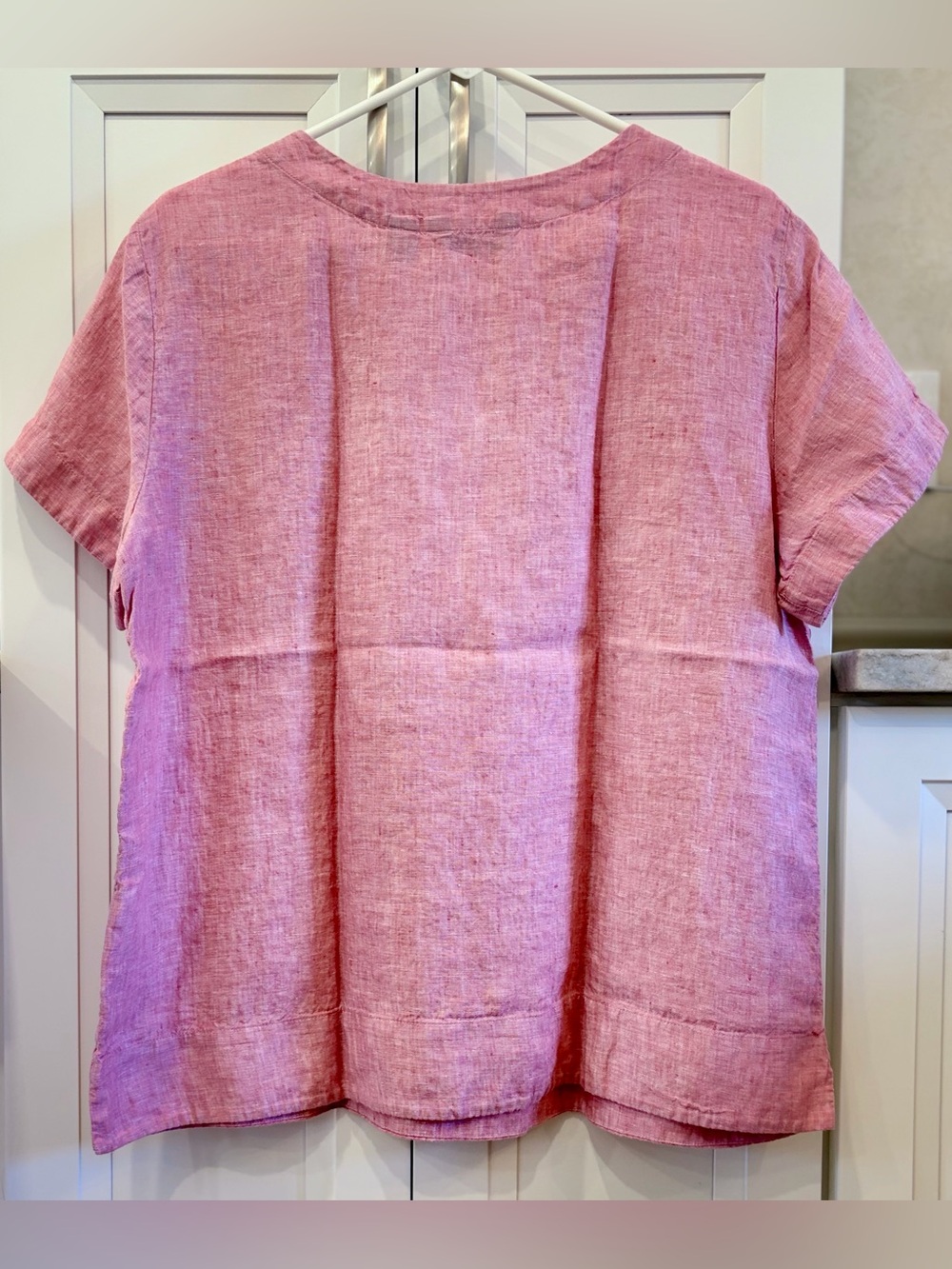 NEW! 100% LINEN! ♥️ Lands End Blouse - Picture 2 of 5